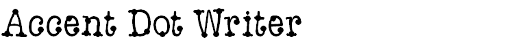 Accent Dot Writer