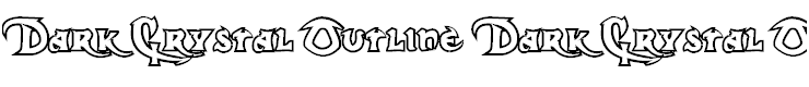 Dark Crystal Outline Dark Crystal Outline