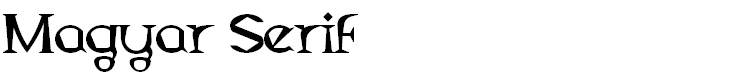 Magyar Serif