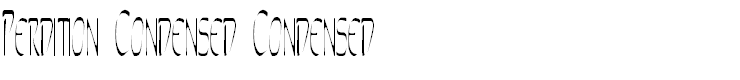 Perdition Condensed Condensed